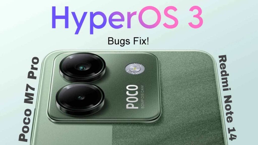 Poco M7 Pro HyperOS 3 Update