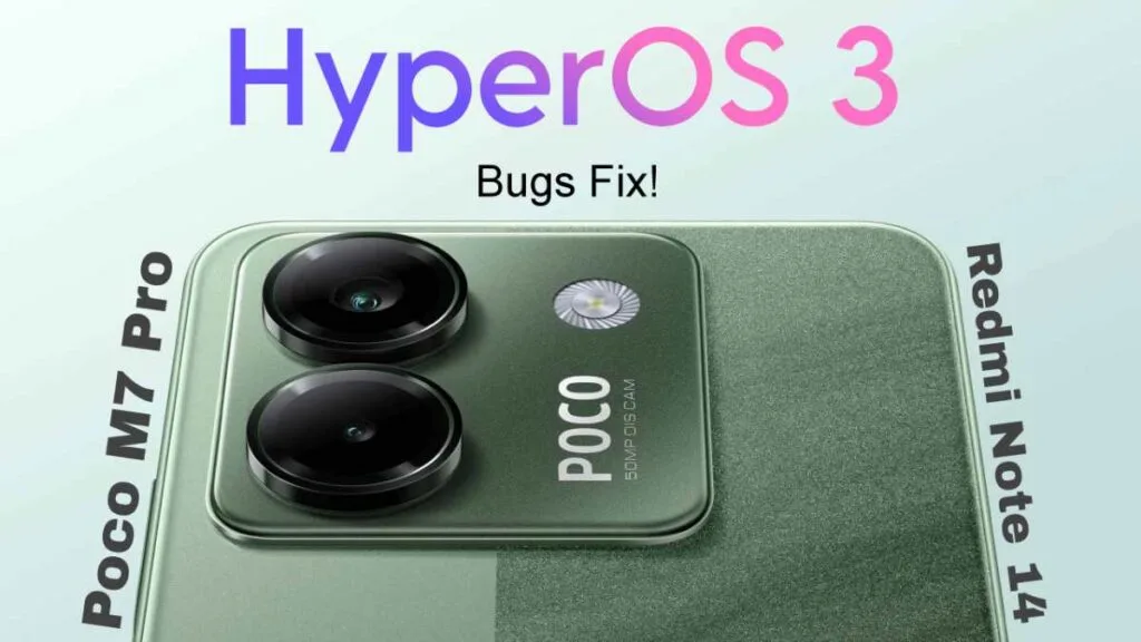Poco M7 Pro HyperOS 3 Update