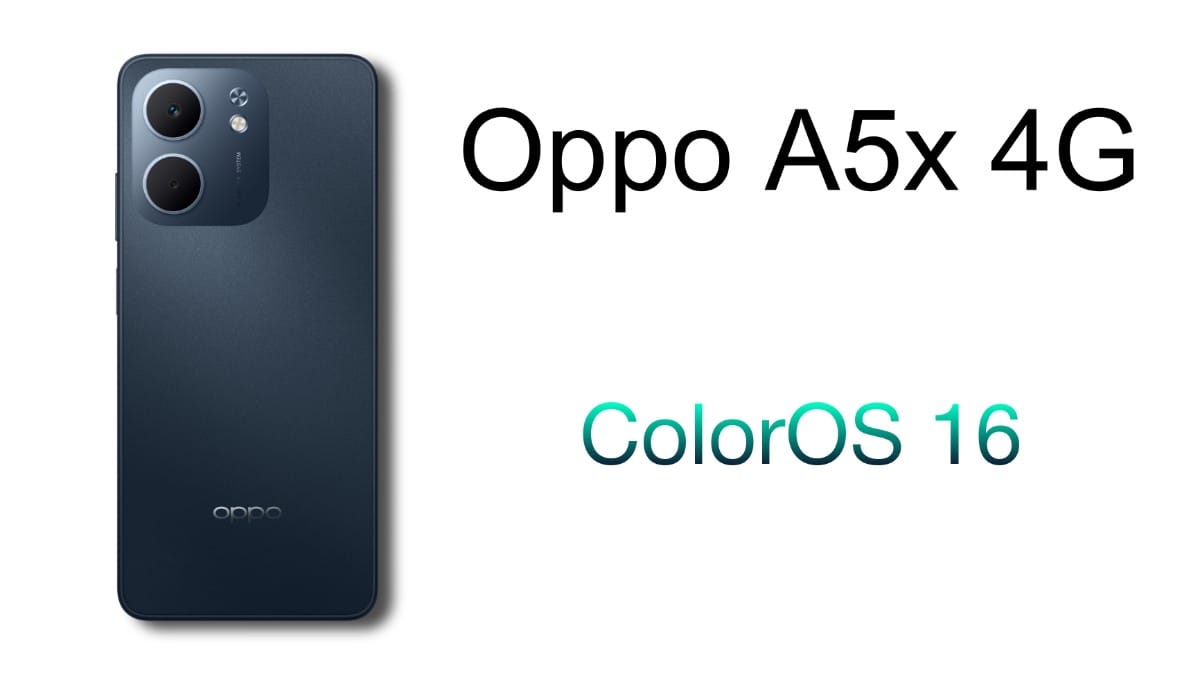Oppo A5x ColorOS 16 Update