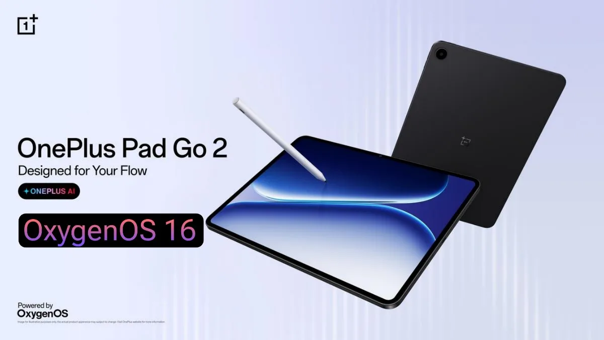 OnePlus Pad Go 2 gets OxygenOS 16 Update