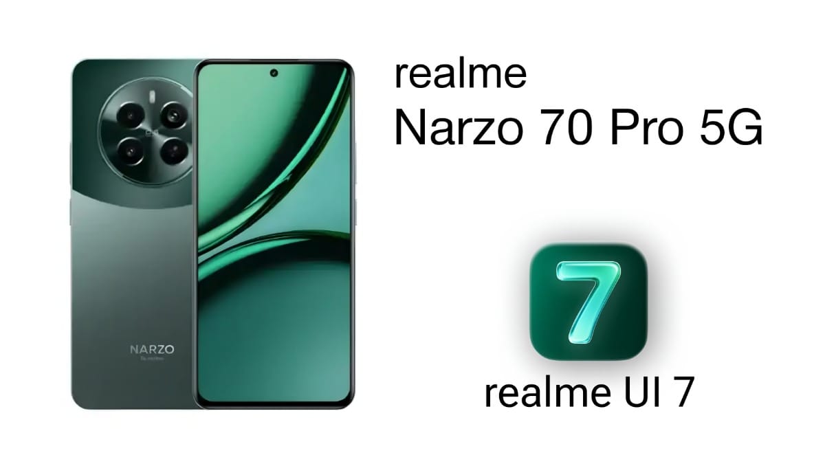 Realme Narzo 70 Pro Realme UI 7 update