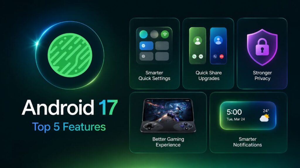 Android 17 Top 5 Features