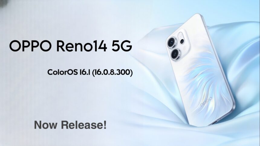 OPPO Reno14 Receive ColorOS 16.1