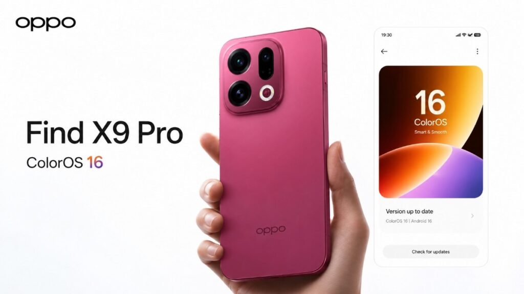 Oppo Find X9 Pro ColorOS 16.0.8.302
