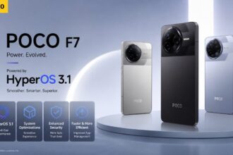 POCO F7 received HyperOS 3.1