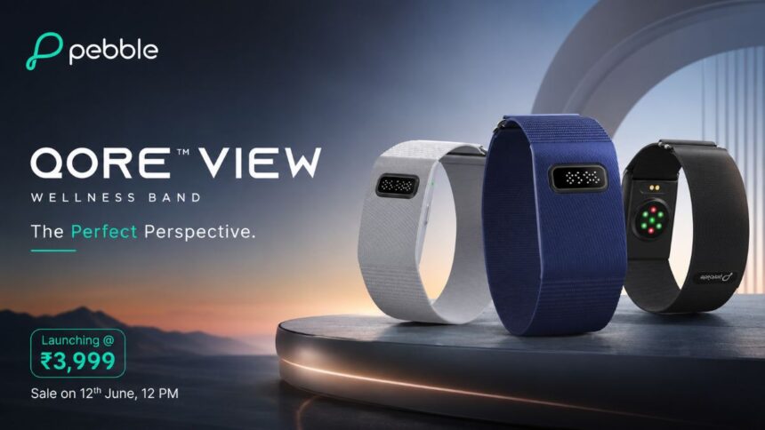Pebble Qore View Wellness Band
