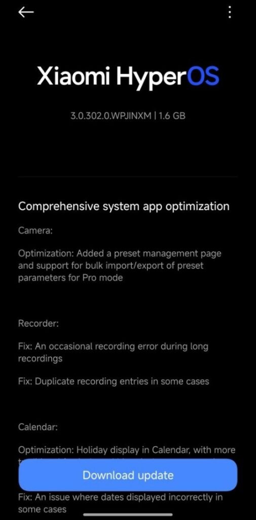 Poco X8 Pro HyperOS 3.1