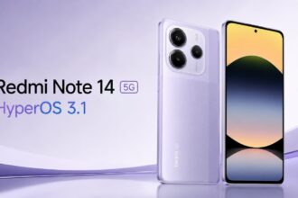 Redmi Note 14 5G HyperOS 3.1