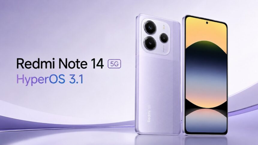 Redmi Note 14 5G HyperOS 3.1