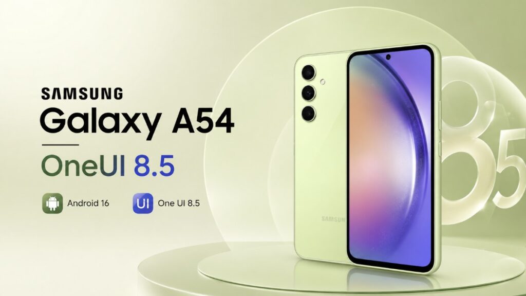 Samsung A54 Gets OneUI 8.5
