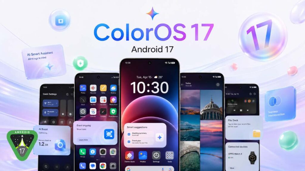 ColorOS 17 Release date and features